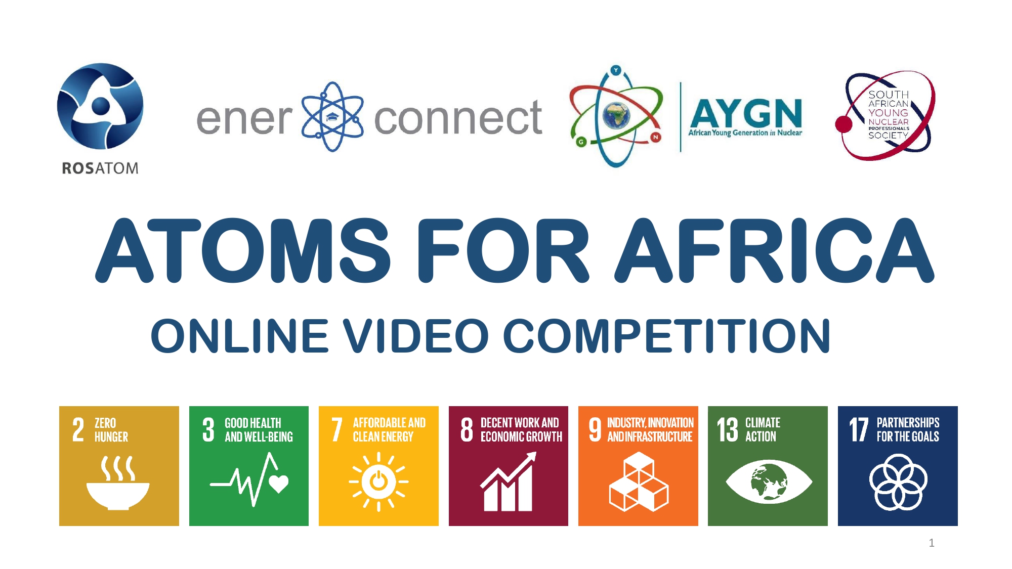 Teams from Nigeria, Tanzania and Kenya are awarded first prizes of “Atoms for Africa” Youth Video Competition